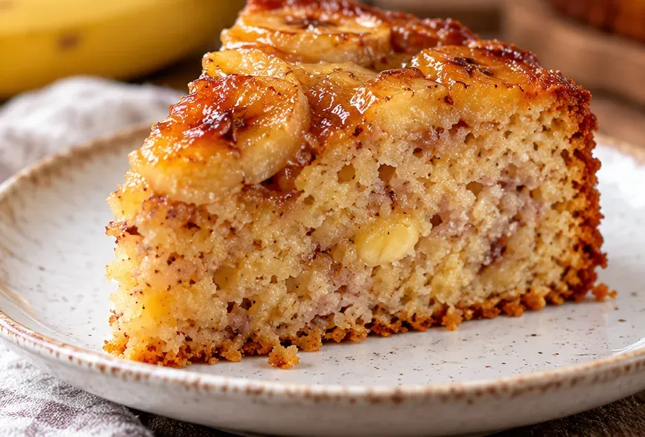 Outra foto de bolo de Banana Sem Glúten
