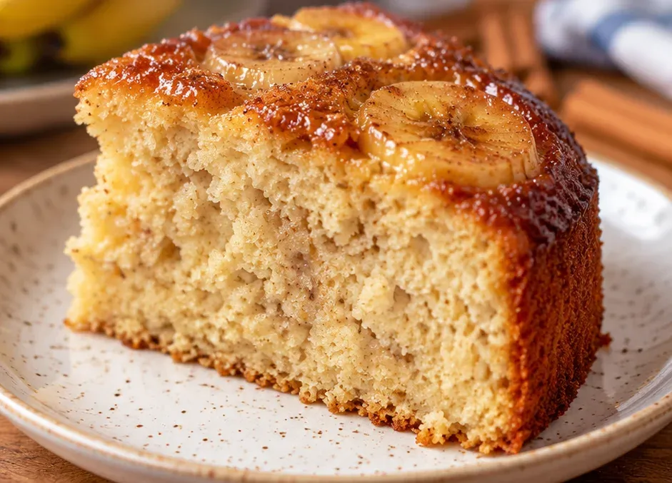 Outra foto de bolo de Banana Sem Ovo Fofinho