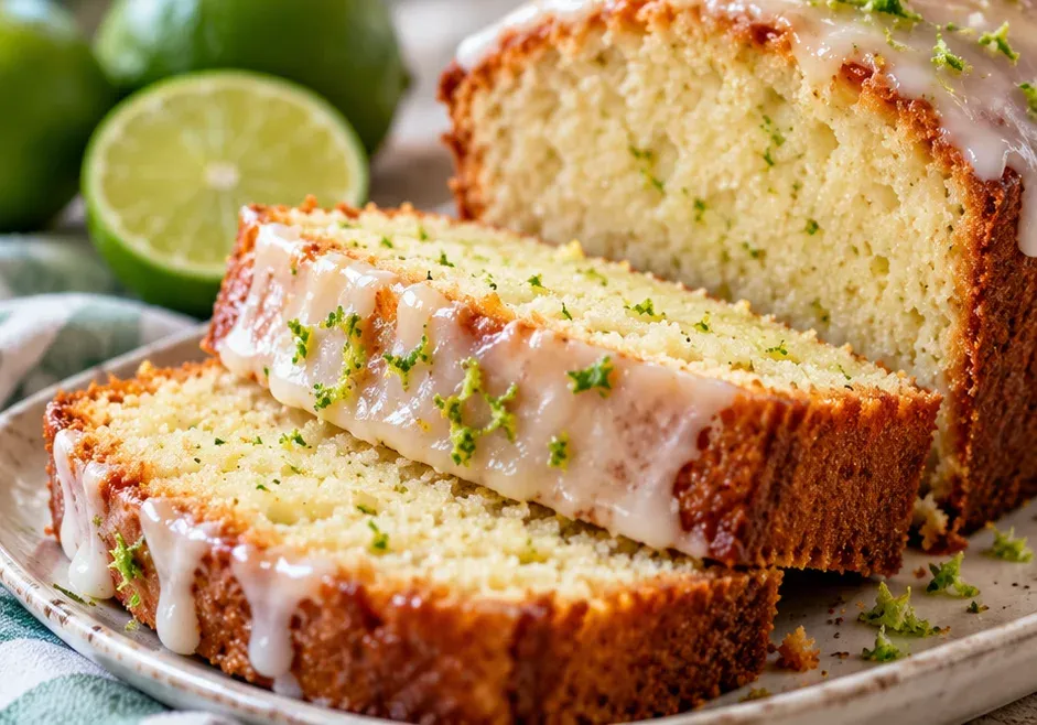 Outra foto de bolo Inglês de Limão (Key Lime)