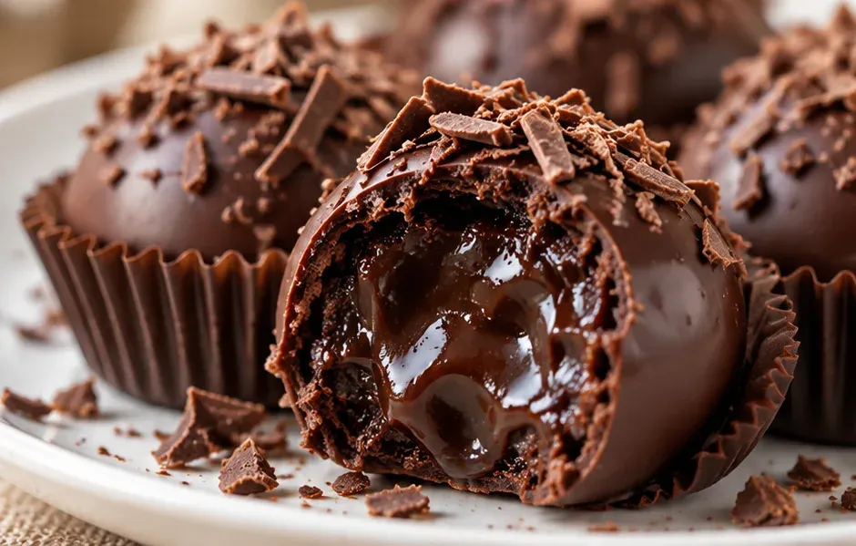 Outra foto de bombom de Chocolate com Rum