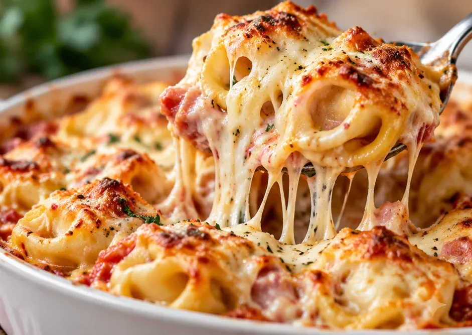 Outra foto de capeletti ao Forno Gratinado