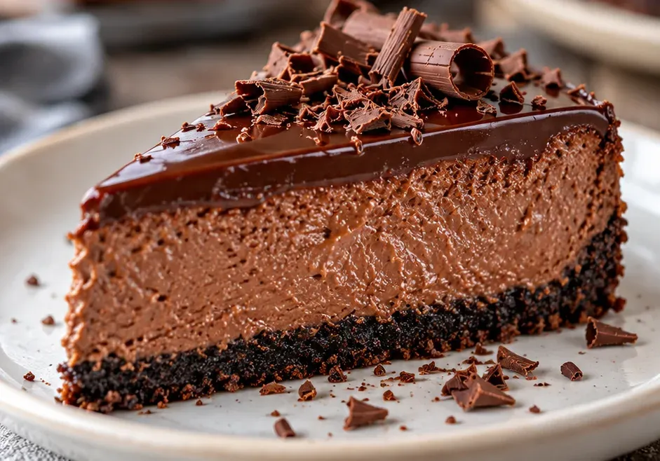 Outra foto de cheesecake de Chocolate