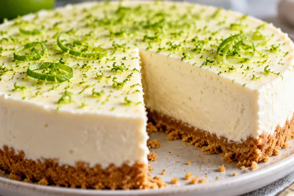 Outra foto de cheesecake de Limão Sem Forno