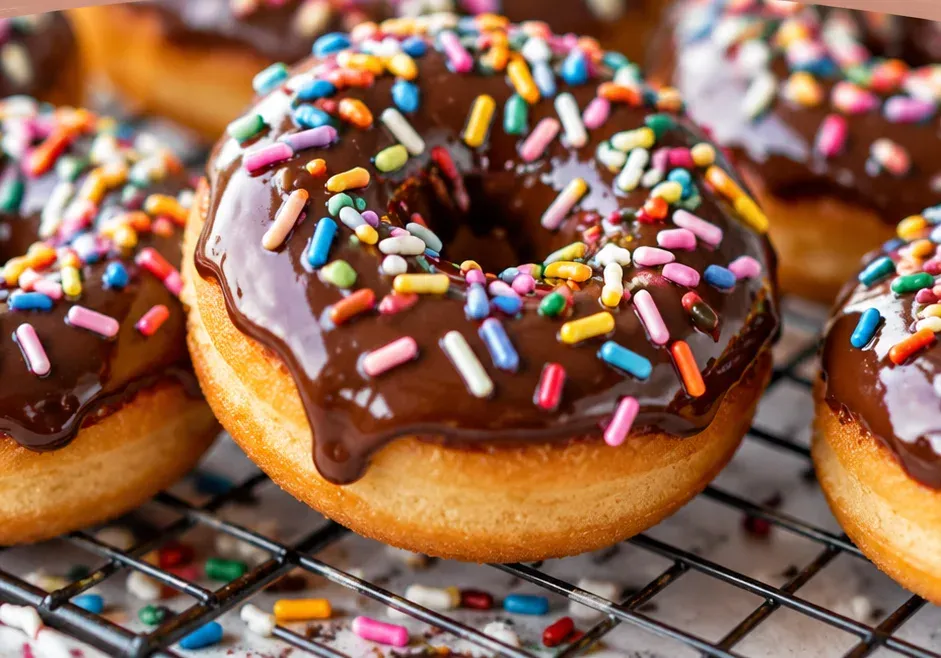 Outra foto de cobertura de Chocolate Rápida para Mini Donuts
