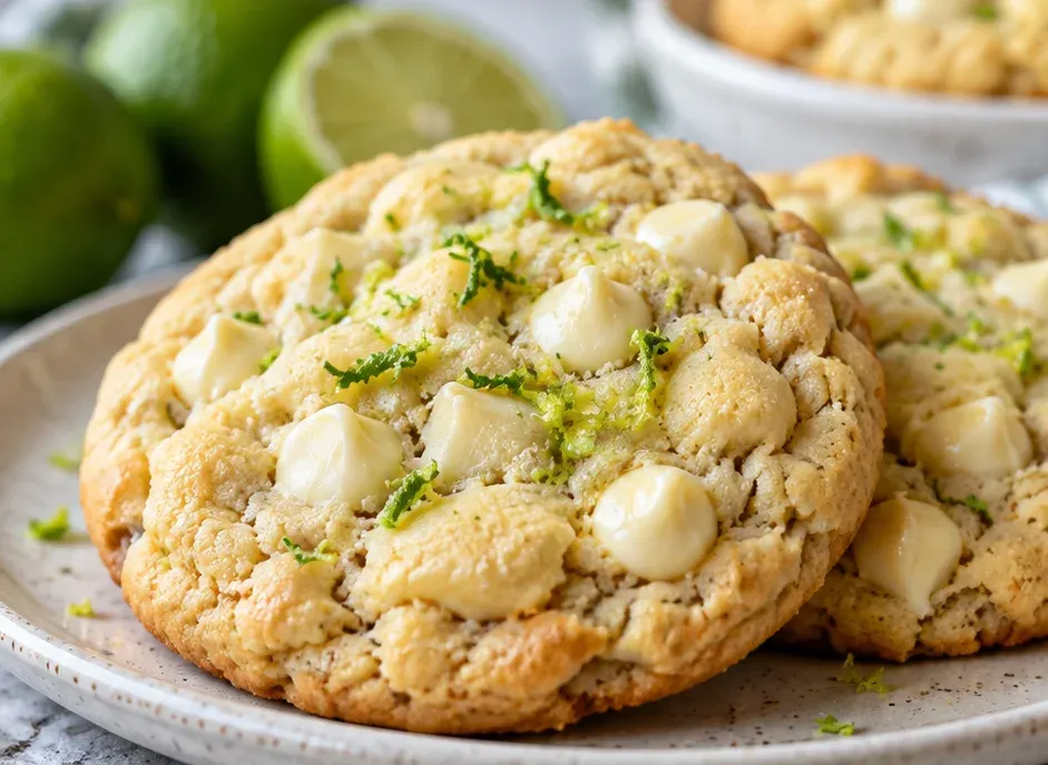 Outra foto de cookies de Key Lime Pie
