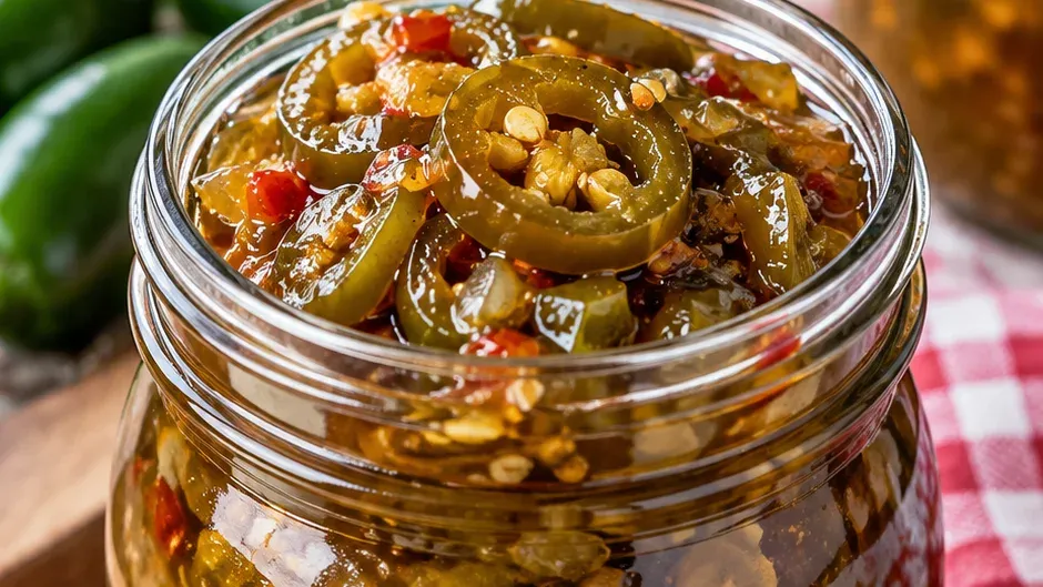 Foto de cowboy Candy: Jalapeños Agridoces e Picantes em Conserva pronto para servir