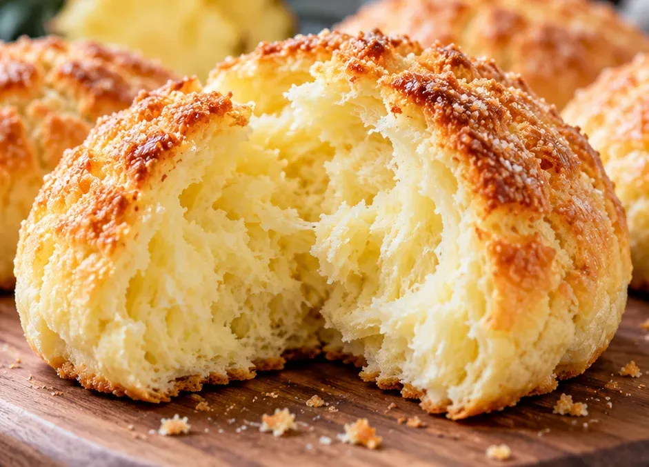 Outra foto de pão de Abacaxi Chinês com Casquinha Crocante