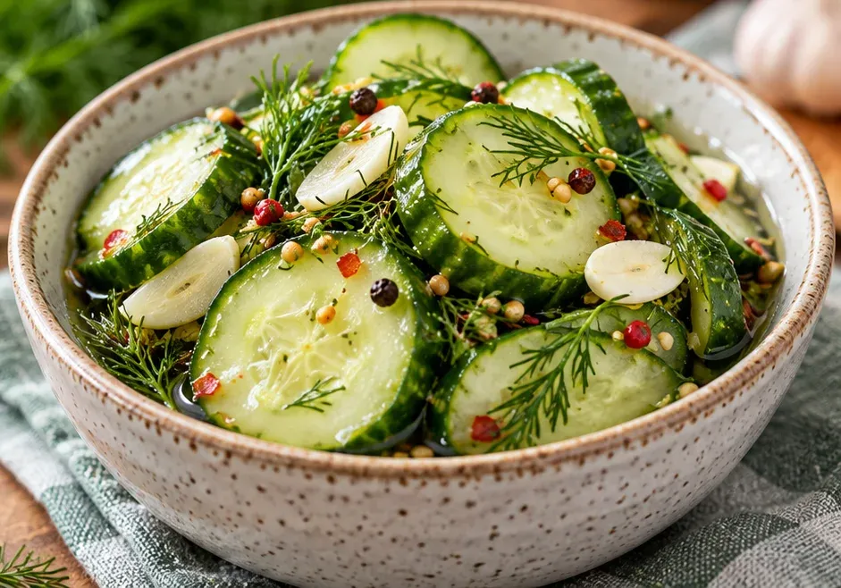 Outra foto de picles Rápido de Pepino com Endro (Pronto em 24 Horas)