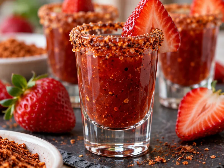 Outra foto de shot de Doce Mexicano com Morango