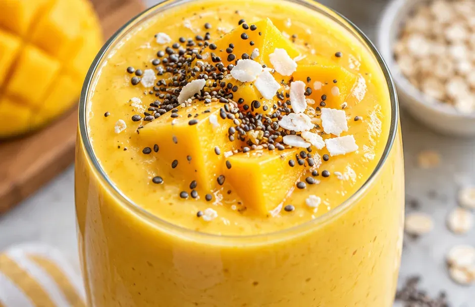Outra foto de smoothie Cremoso de Manga (Café da Manhã em 5 Minutos)
