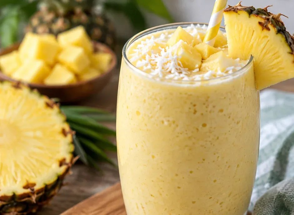 Outra foto de smoothie de Abacaxi Refrescante
