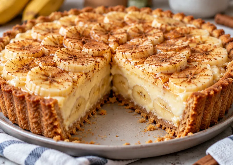 Outra foto de torta Cremosa de Banana