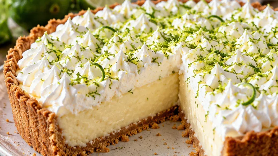 Foto de torta Cremosa de Limão pronto para servir
